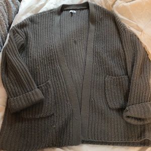Tobi gray cardigan size Small